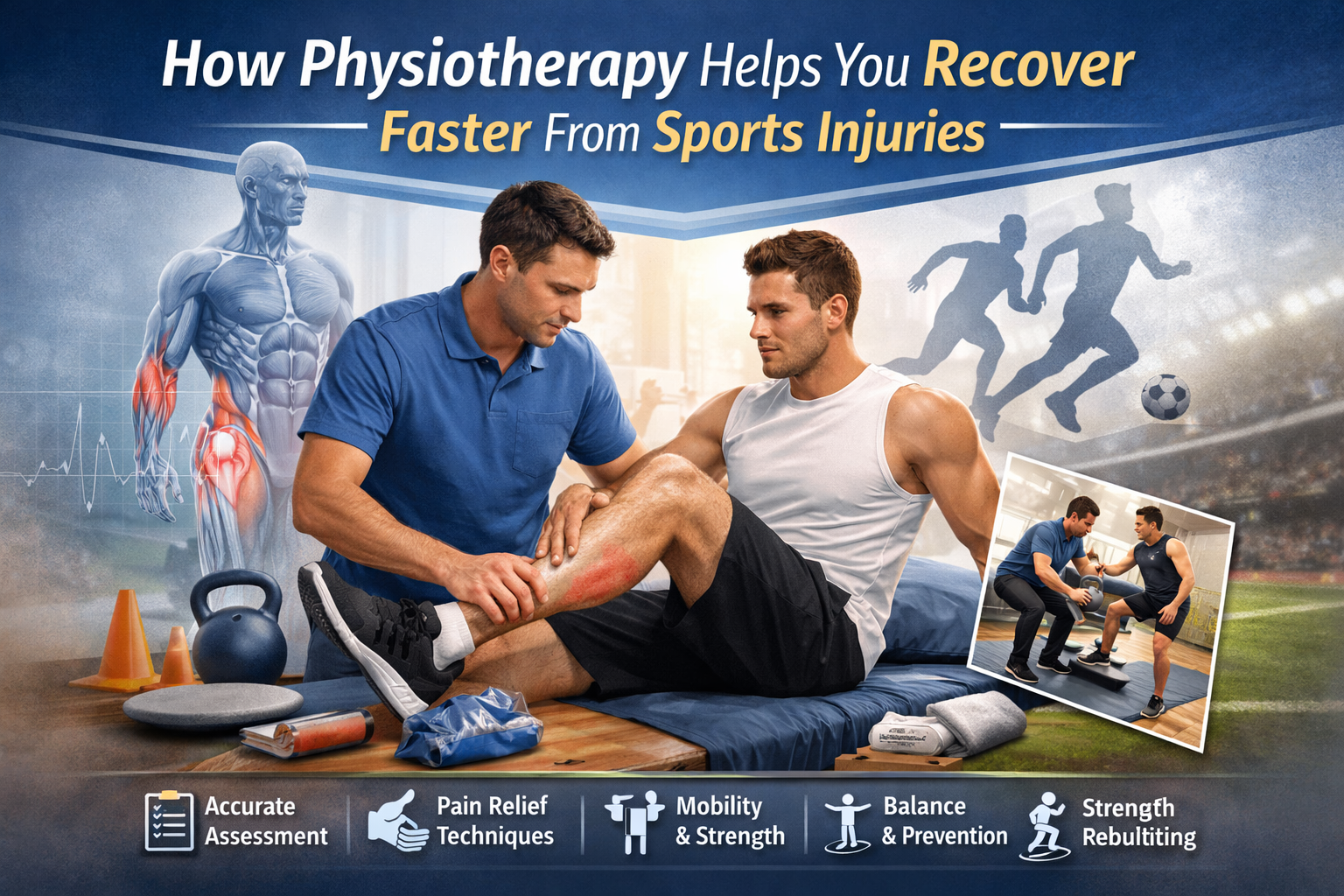 How Physiotherapy Helps You Recover Faster From Sports Injuries